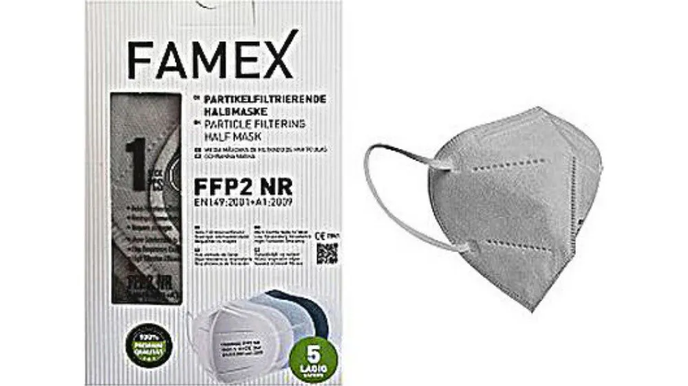 Μάσκες KN95 - FFP2 Γκρι Χ10