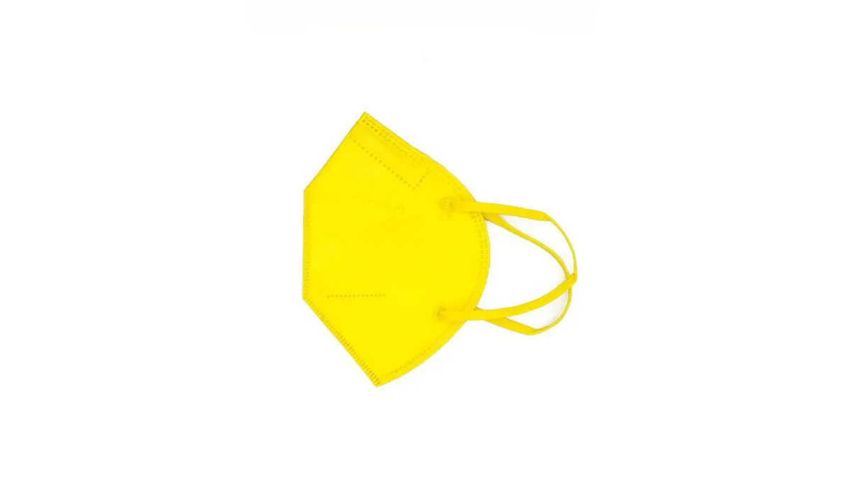 Μάσκα Kn95 - Ffp2 Κίτρινη