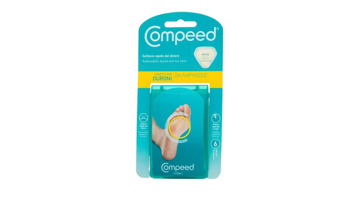 Compeed Επιθέματα για Σκληρύνσεις Μεσαία 6 τμχ