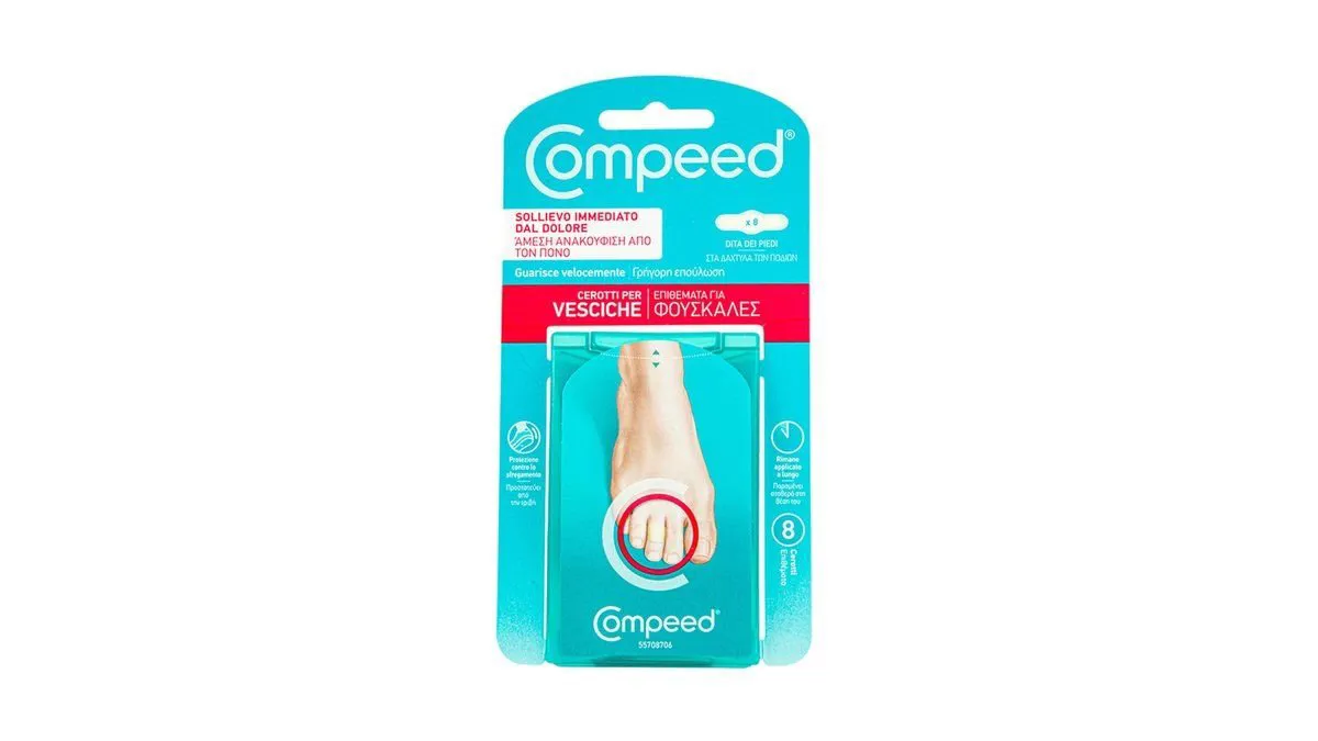 Compeed Επιθέματα για Φουσκάλες Στα Δάκτυλα των Ποδιών 8 τμχ