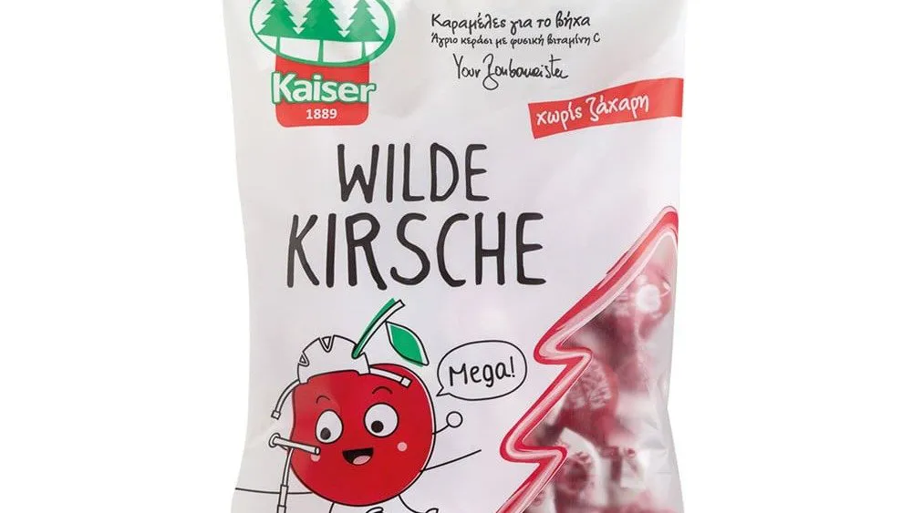 Kaiser Παιδικές Καραμέλες Wild Cherry 60 g