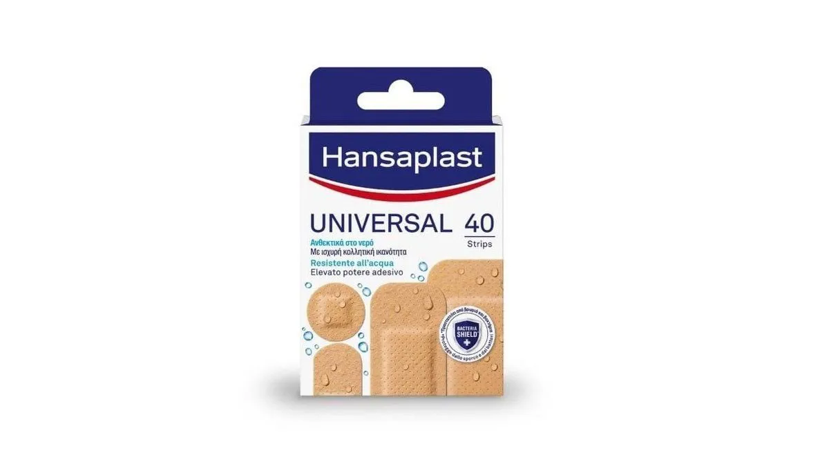 Hansaplast Plasters Universal Επιθέματα Ανθεκτικά στο Νερό x40 Strips