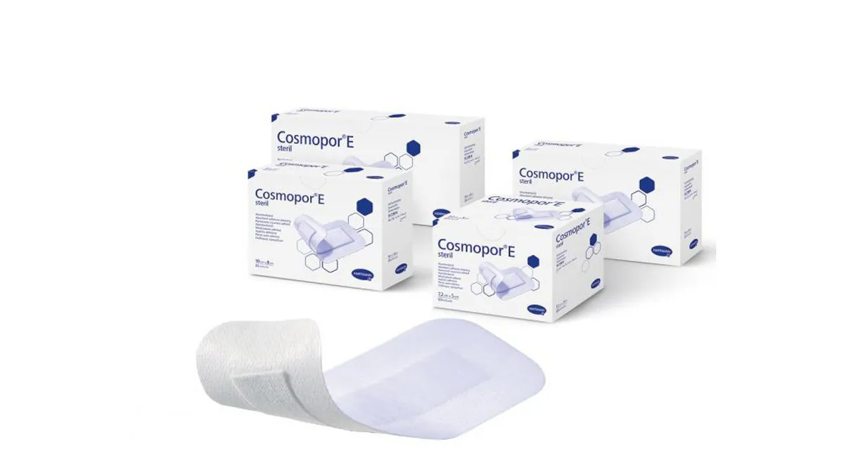 Cosmopor E Αυτοκόλλητη Αποστειρωμένη Γάζα (7.2x5) 1τμχ
