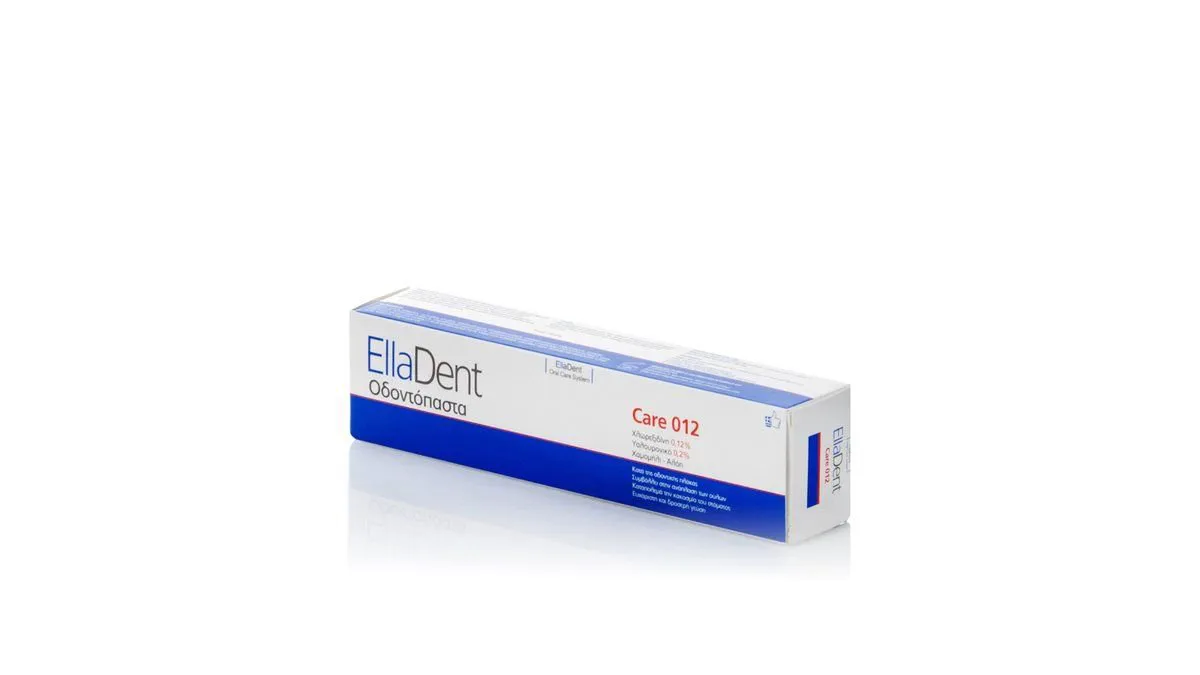 Elladent Care 012 Οδοντόκρεμα για τα Ευαίσθητα Ούλα 0,12% 75ml