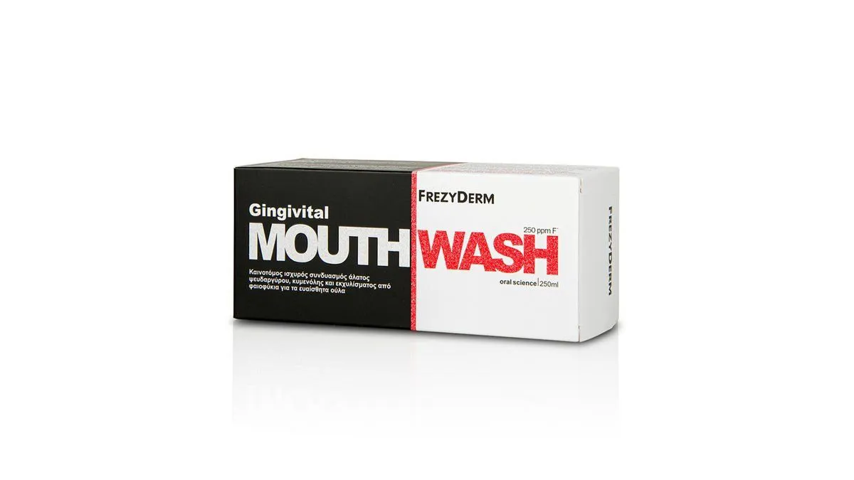 Frezyderm Gingivitis Mouthwash Στοματικό Διάλυμα για την Αντιμετώπιση της Ουλίτιδας 250 ml