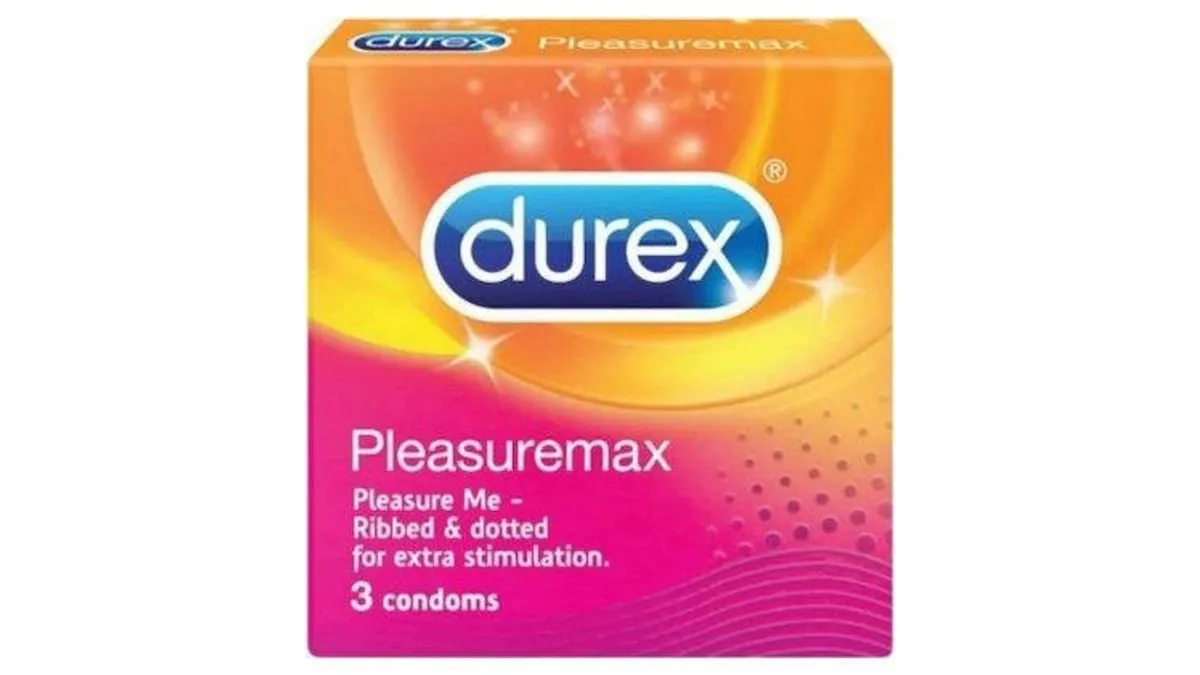 Durex  Προφυλακτικά Pleasure Max  3 τεμ