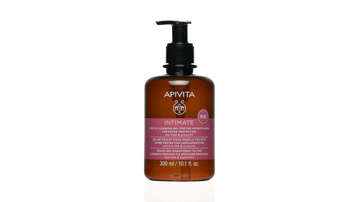 Apivita Intimate Plus Smart Pack Gentle Cleansing Gel Απαλό Gel Καθαρισμού για την Ευαίσθητη Περιοχή 300 ml