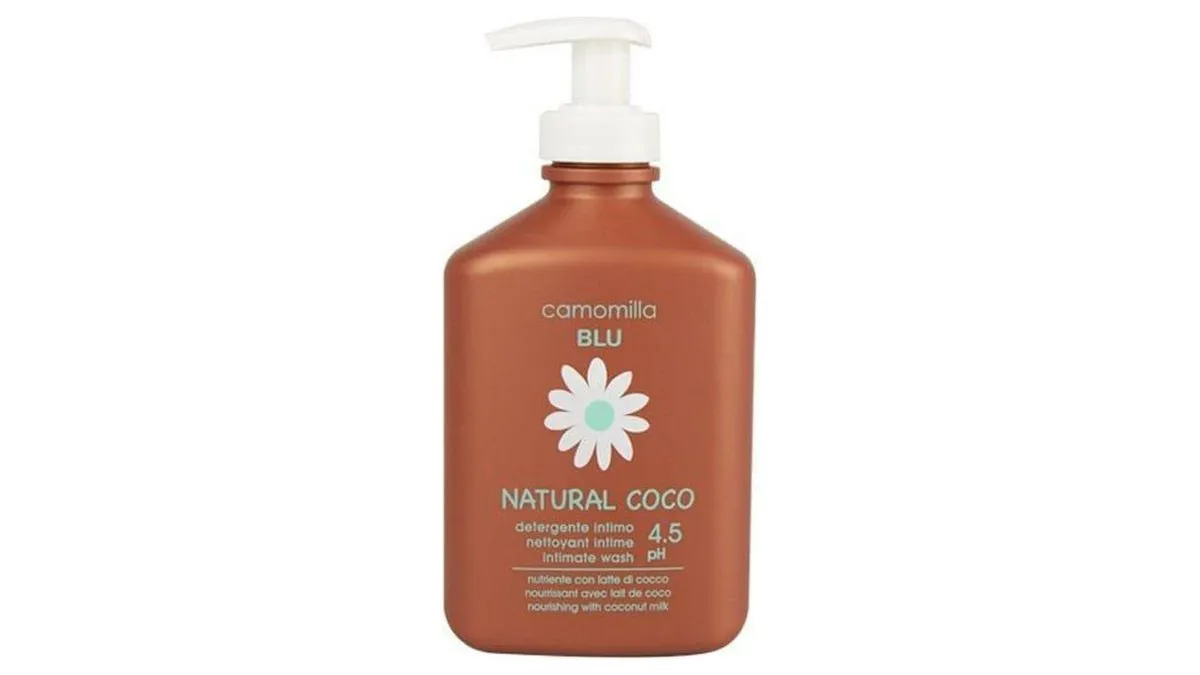 Camomilla Blu Intimate Wash Coconut Milk pH4.5, Υγρό Καθαρισμού για την Ευαίσθητη Περιοχή με Άρωμα Καρύδας pH4.5 300ml