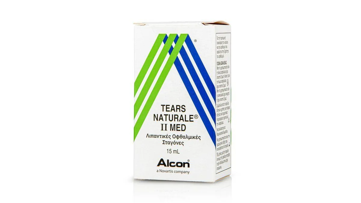 Alcon Tears Naturale II Οφθαλμικές Σταγόνες σε Διάλυμα 15 ml