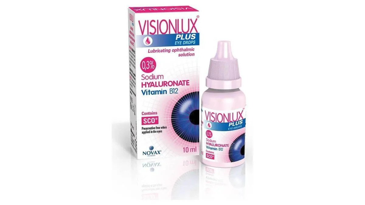 Visionlux Eye Drops Λιπαντικό Οφθαλμικό Διάλυμα 10ml
