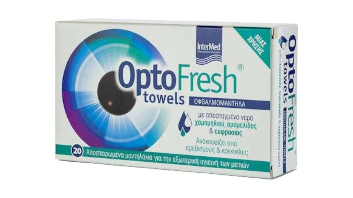 Intermed Optofresh Towels 20 Sachets