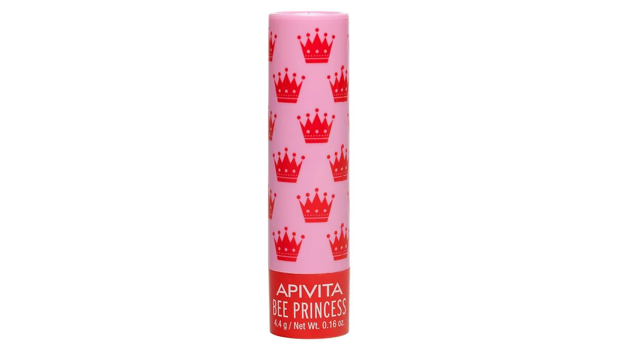 Apivita Lip Care Bee Princess Bio Eco με Βιολογικο Βερικοκο  Βιταμινες 4.4 g