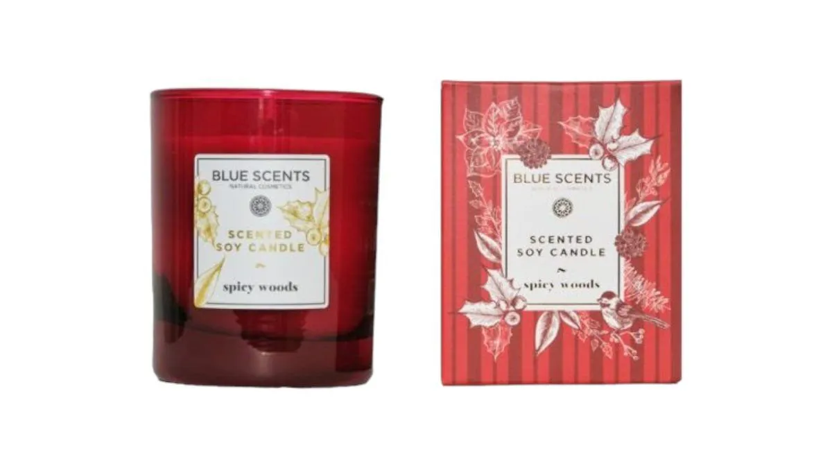 Blue Scents Candle Spicy Woods 145gr