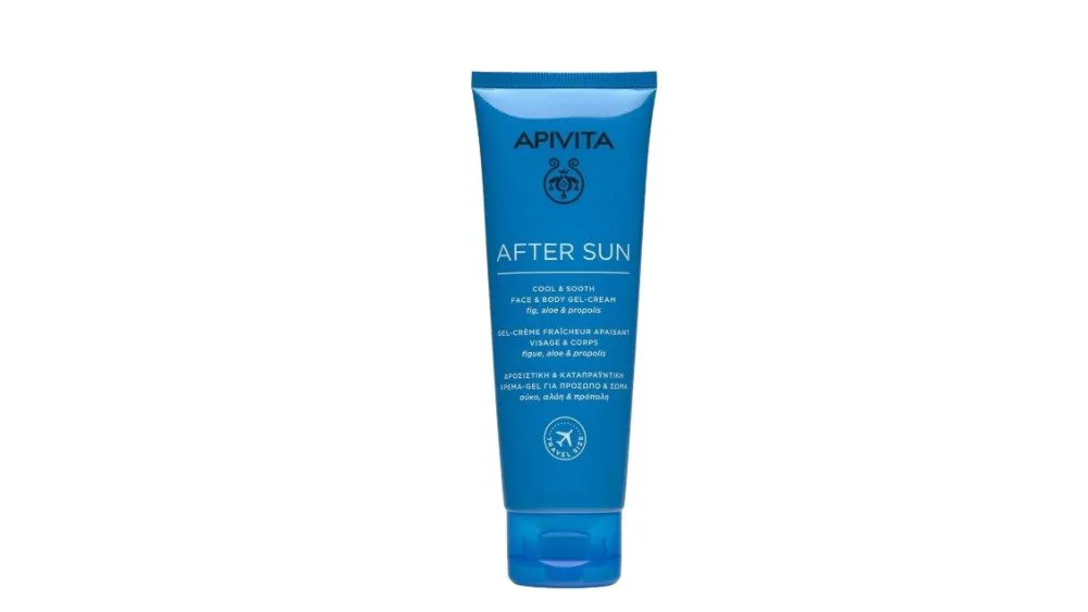 Apivita After Sun Δροσιστική & Καταπραϋντική Κρέμα Gel για Πρόσωπο & Σώμα 100ml