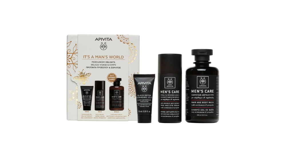 Apivita Promo It’s a man’s world