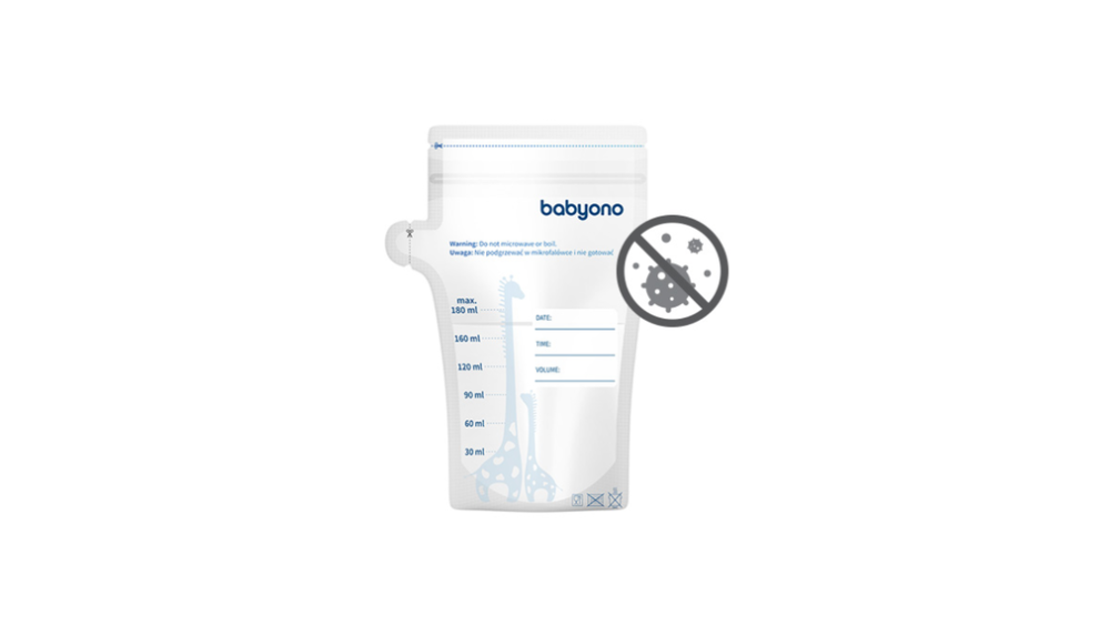 Babyono Σακουλάκια αποθήκευσης μητρικού γάλακτος με χωνί 30τμχ