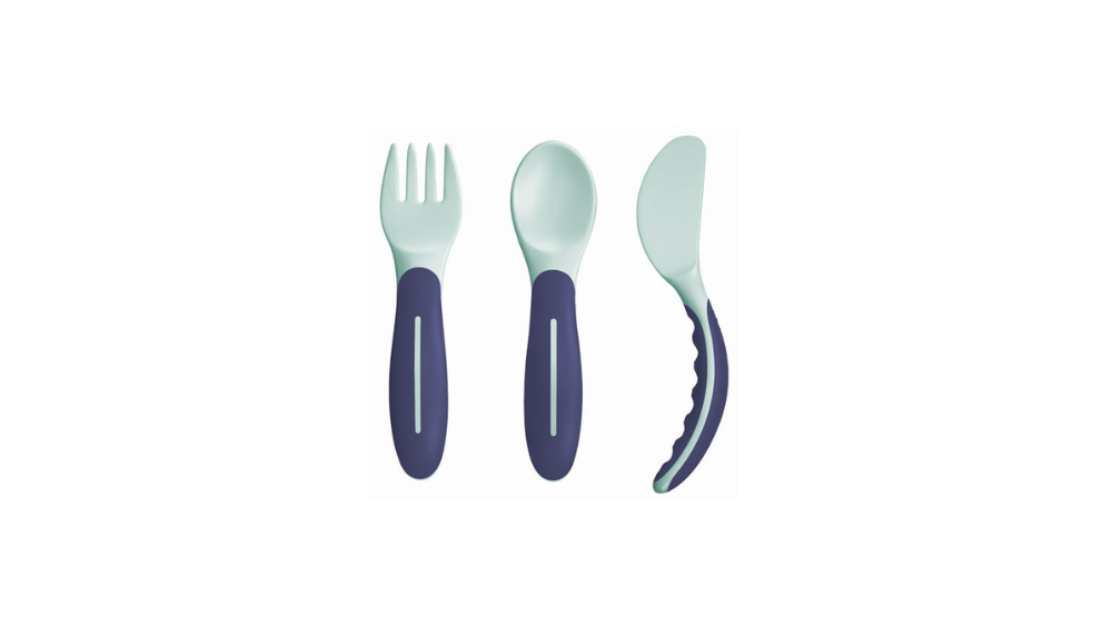 Mam Baby's Cutlery (Πιρουνάκι, Κουταλάκι, Μαχαιράκι) 6+ Μηνών Boy