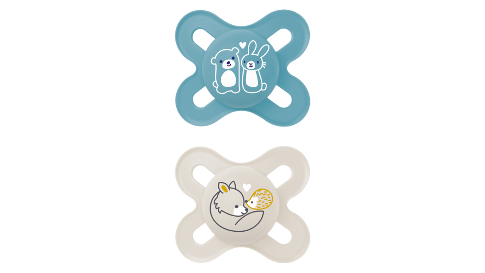 Mam Πιπίλα Original Start Night x2 Σιλικόνη 0-2 Μηνών Boy