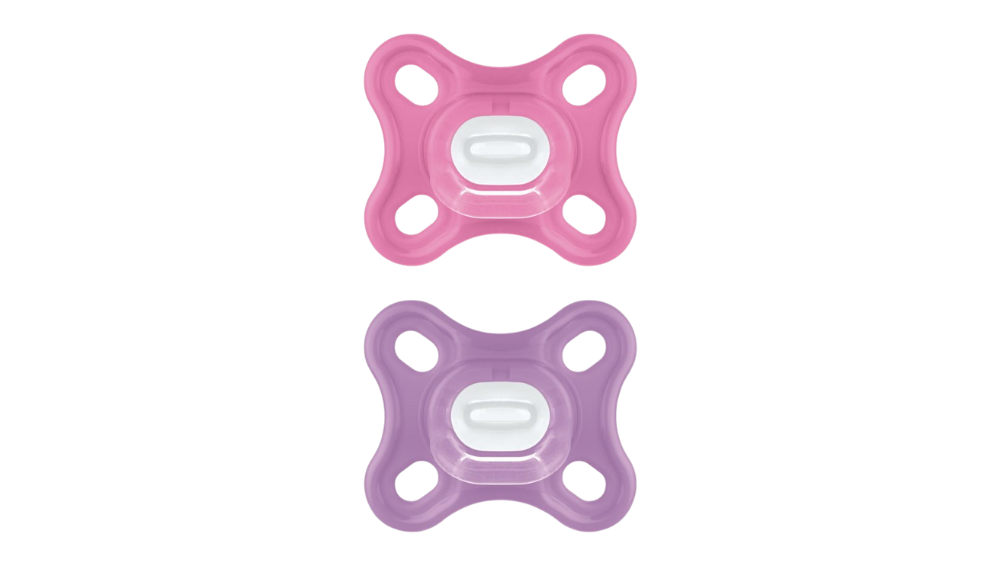 Mam Πιπίλα Comfort x2 Σιλικόνη 0-2 Μηνών Girl