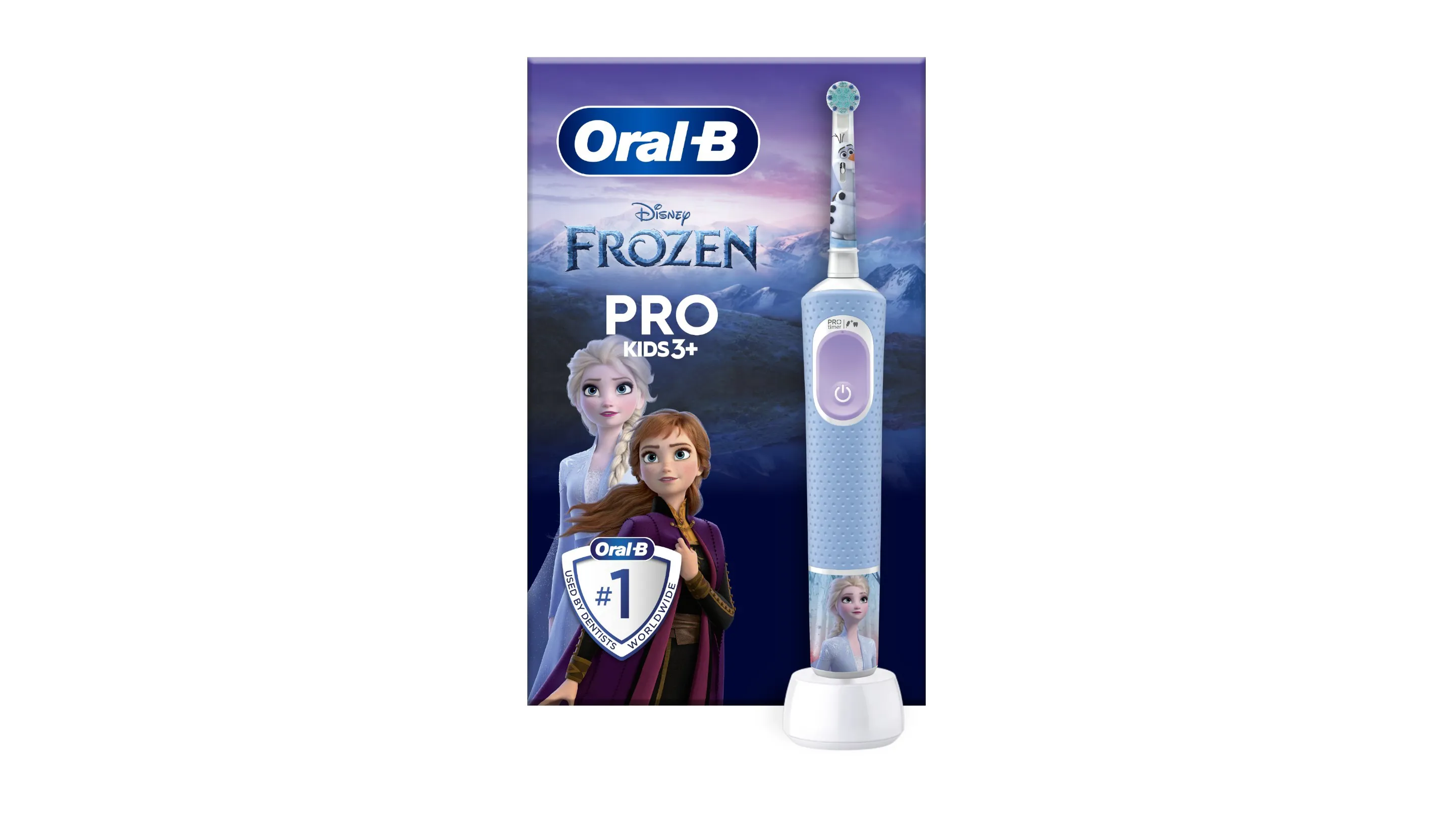 Oral-B Vitality Pro Kids Frozen Ηλεκτρική Οδοντόβουρτσα 3 Ετών+ 1τμχ