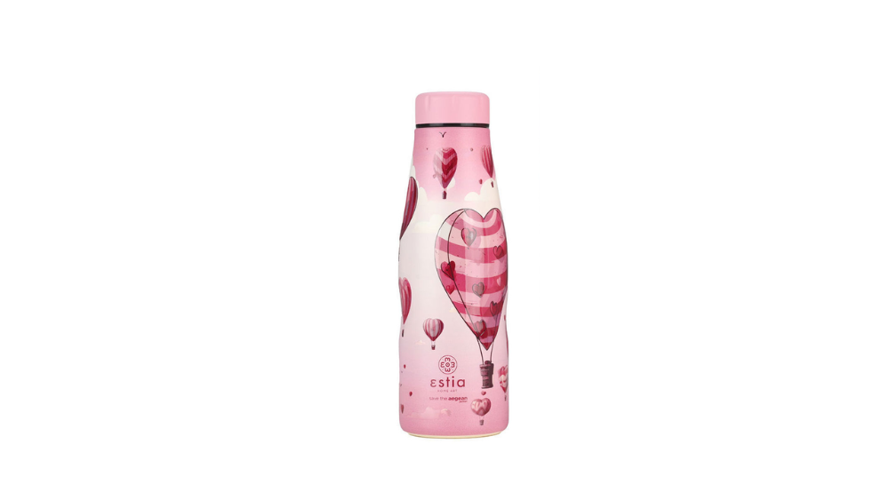 EstiaTravel Flask 500ml Love Ascent  Μπουκάλι Θερμός Ανοξείδωτο