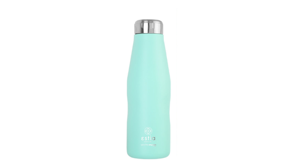 Estia Travel Flask 500ml Bermuda Green Μπουκάλι Θερμός Ανοξείδωτο