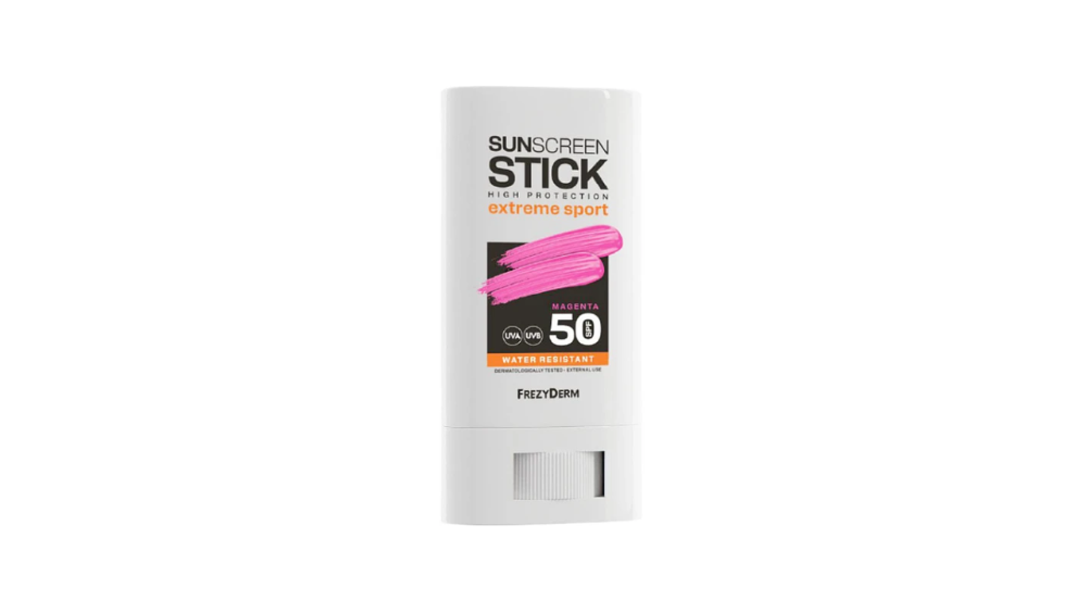 Frezyderm Sun Screen Extreme Sport Stick SPF50 Intense Color Magenta Έγχρωμο αντηλιακό stick 20ml