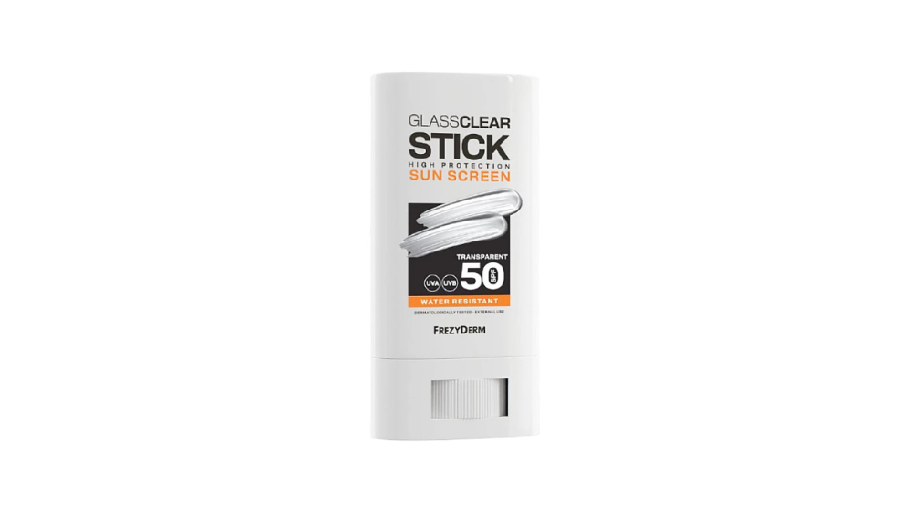 Frezyderm Sun Screen Glass Clear Stick SPF50 Διάφανο αντηλιακό stick 20ml