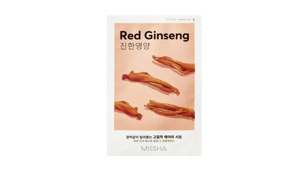 Missha Airy Fit Sheet Mask Red Ginseng 1 pcs