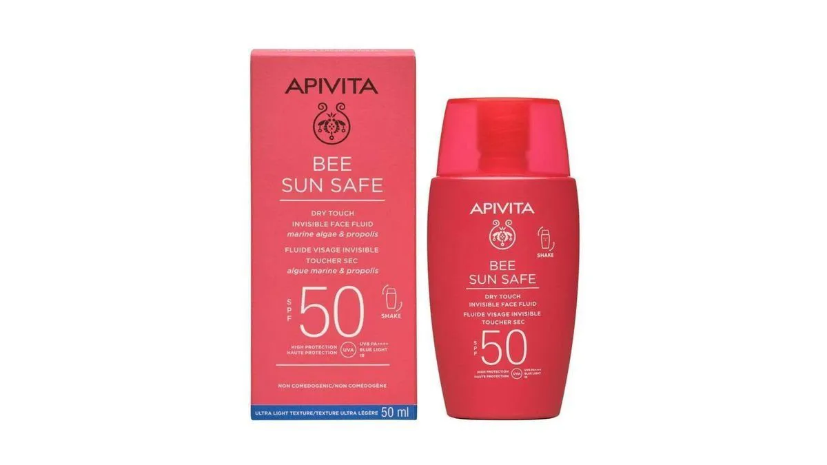 Apivita Λεπτόρρευστη Κρέμα Πρόσωπου Dry Touch 50 ml