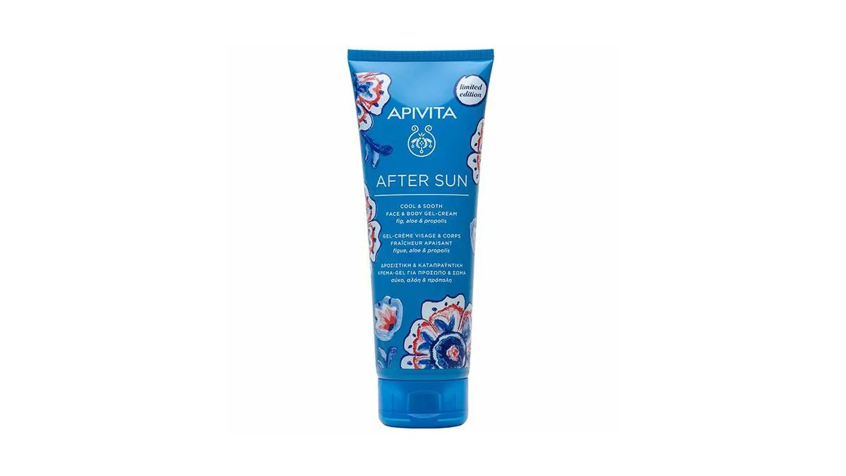 Apivita After Sun Δροσιστική & Καταπραϋντική Κρέμα Gel για Πρόσωπο & Σώμα 200 ml