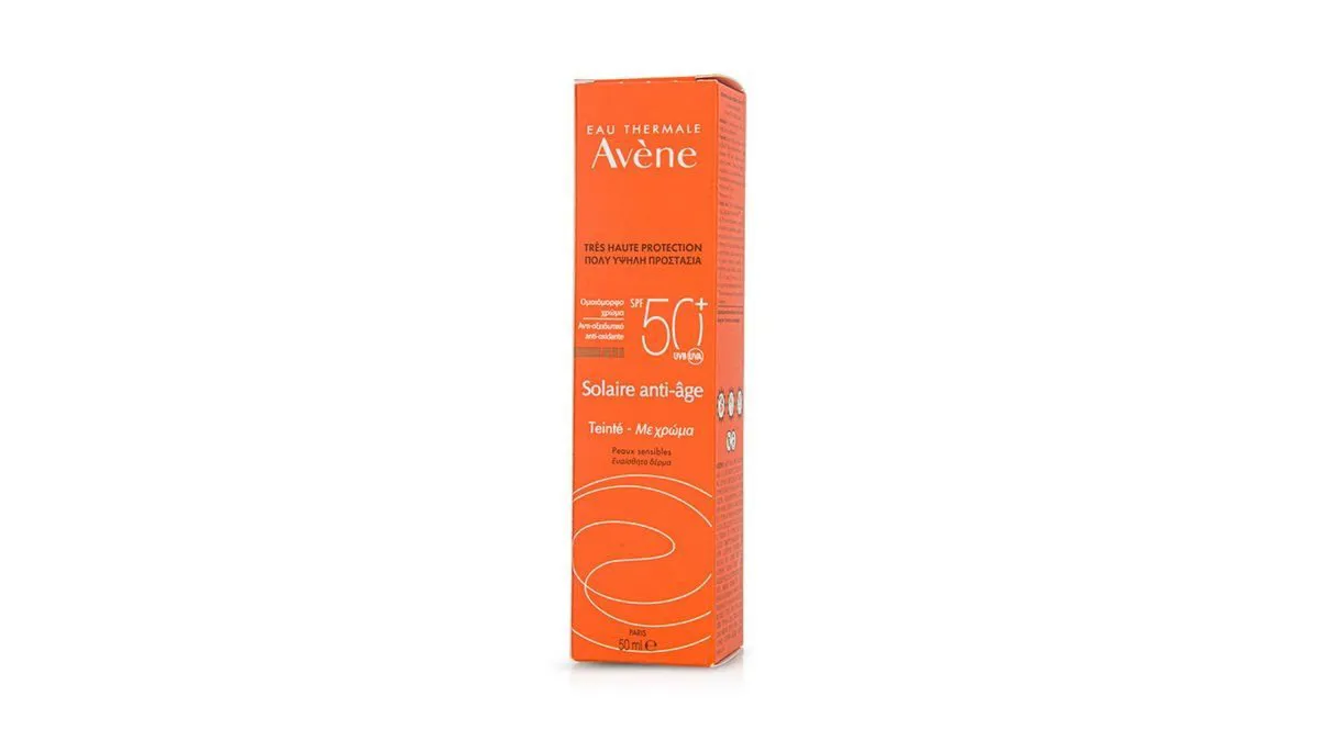 Avene Solaire Anti Age Tinted SPF50+ Αντηλιακή Κρέμα Προσώπου με Aντιγηραντική Δράση & Χρώμα 50 ml