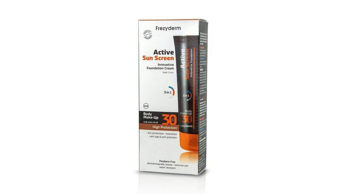 Frezyderm Active Sun Screen Body Make Up SPF 30+ Aντηλιακό Make Up Σώματος με SPF 30+ 75ml
