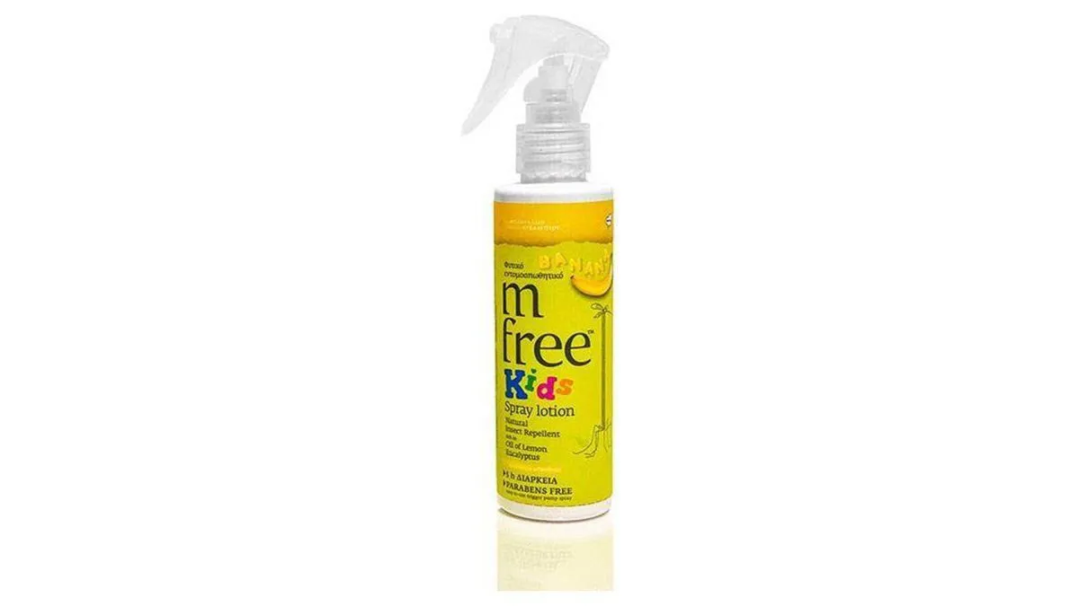 M Free Kids Banana Φυτικό Εντομοαπωθητικό 125ml