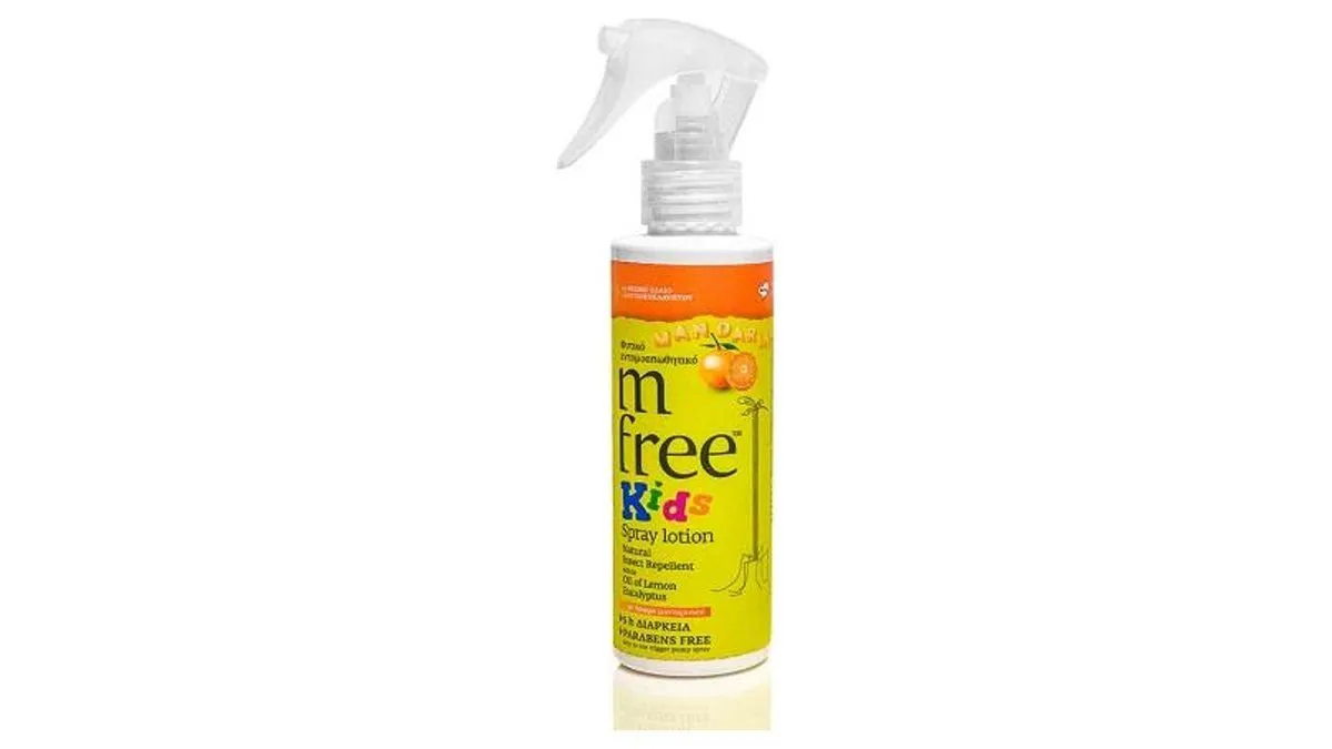 M Free Kids Mandarin Φυτικό Εντομοαπωθητικό 125ml