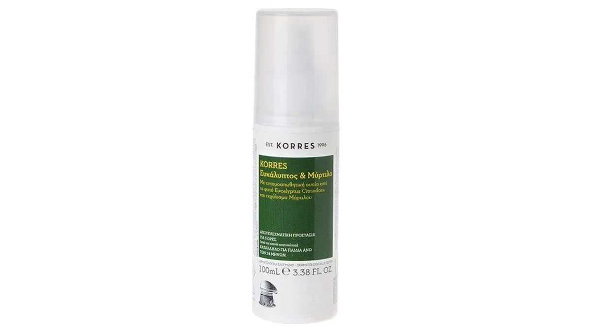 Korres Insect Repellent Ευκάλυπτος & Μύρτιλο 100 ml
