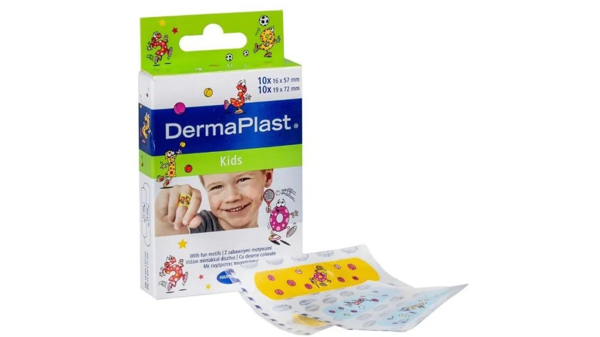 Hartmann Dermaplast Kids Αδιάβροχα Αυτοκόλλητα Παιδικά Επιθέματα 2 Μεγέθη 20τμχ